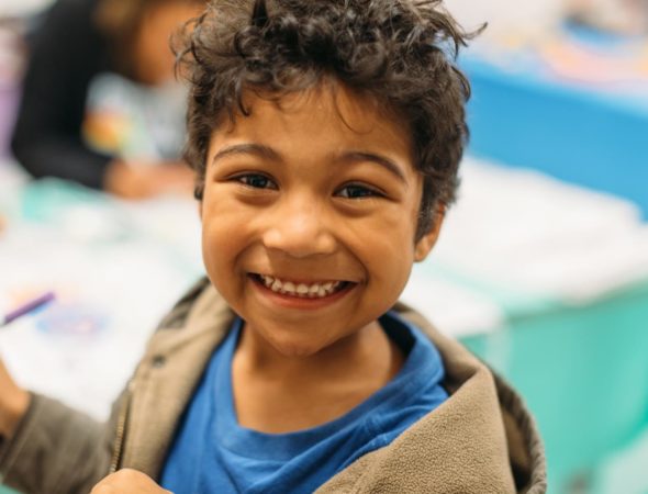 boy smiling